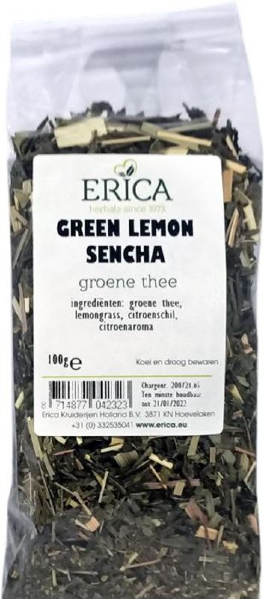 ERICA Green tea | Green Lemon Sencha 100 G