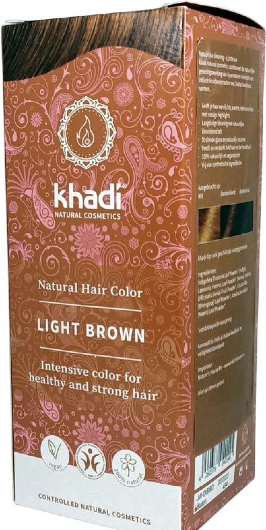 KHADI Hair ing | Natural-Haircolor Light Brown 100 Grams