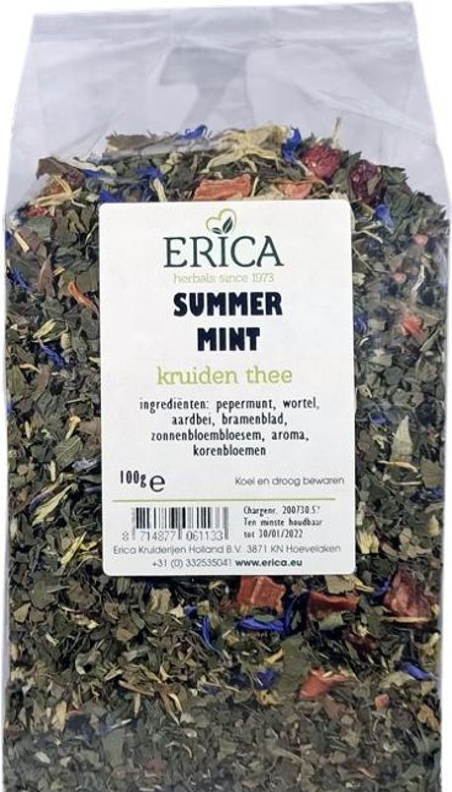 ERICA Herbal mix tea | Summer Mint 100 G