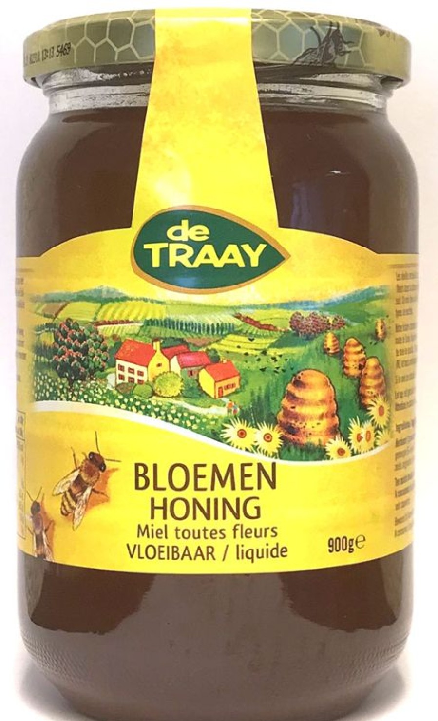 TRAAY Honey | De Traay Honey Flowers Liquid Eko 900 Grams