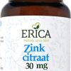 ERICA Minerals | Zinc Citrate 30Mg 60 Tbl