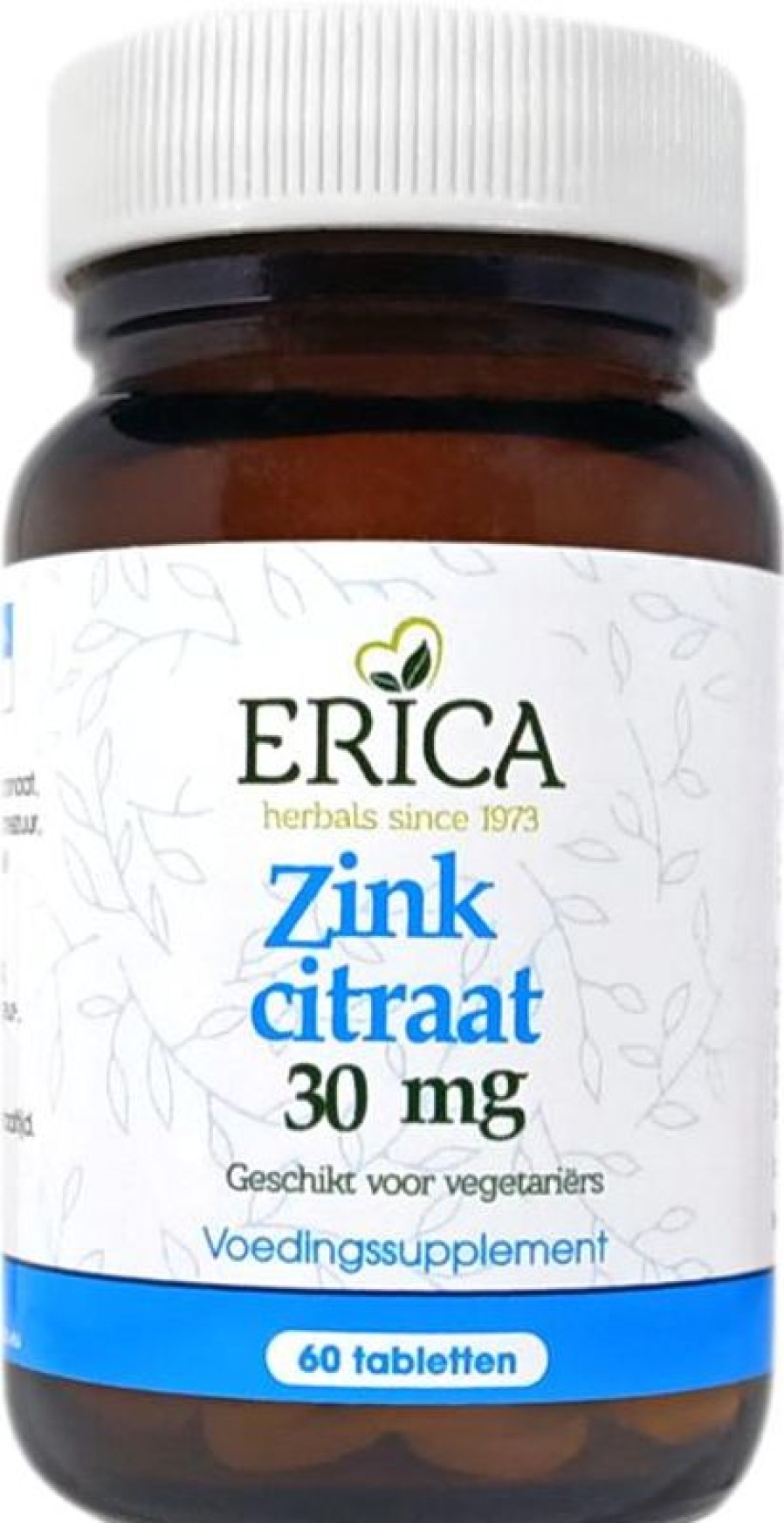 ERICA Minerals | Zinc Citrate 30Mg 60 Tbl