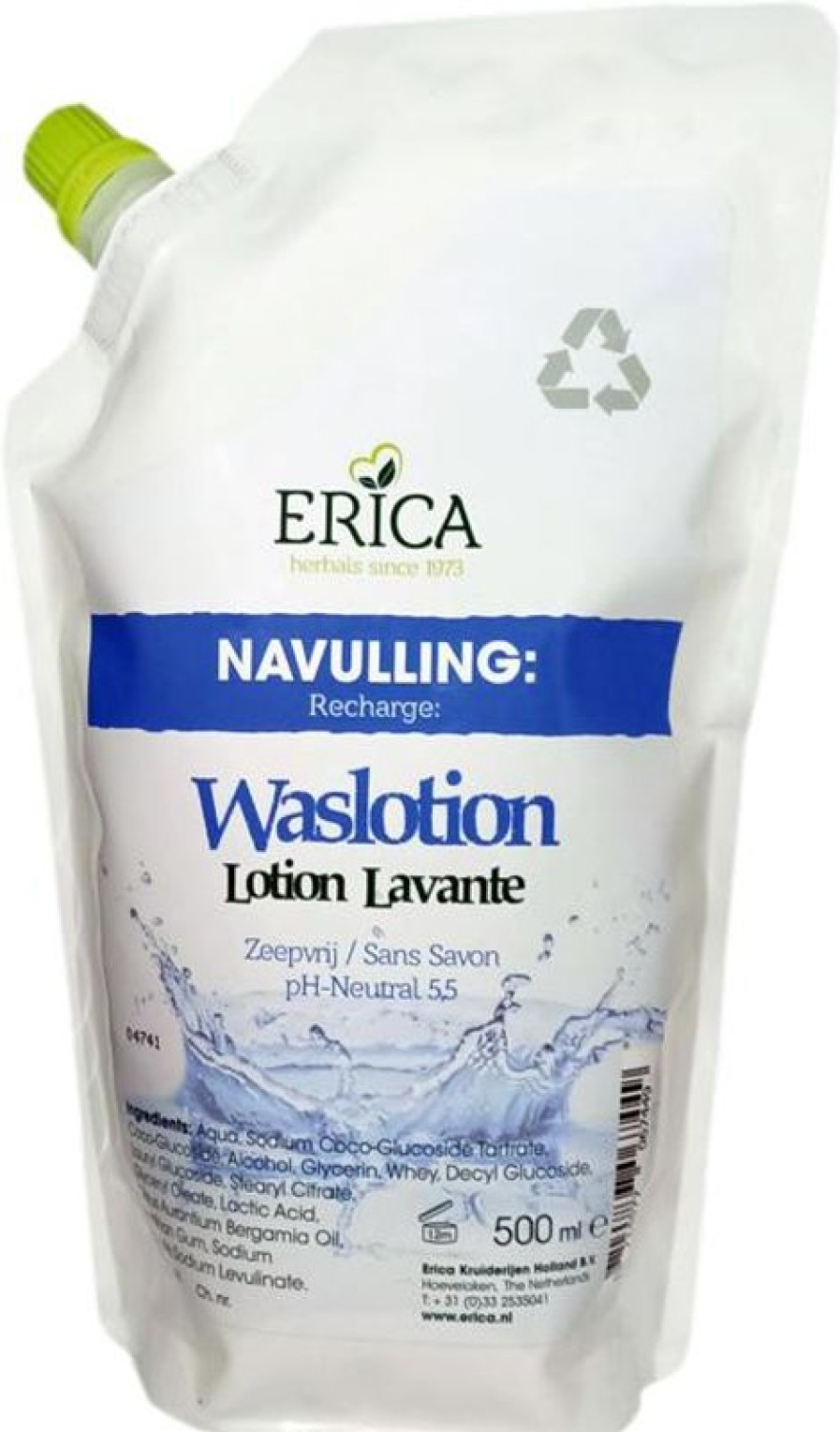 ERICA Cleaning | Washing Lotion Soap-free Refill 500 Ml