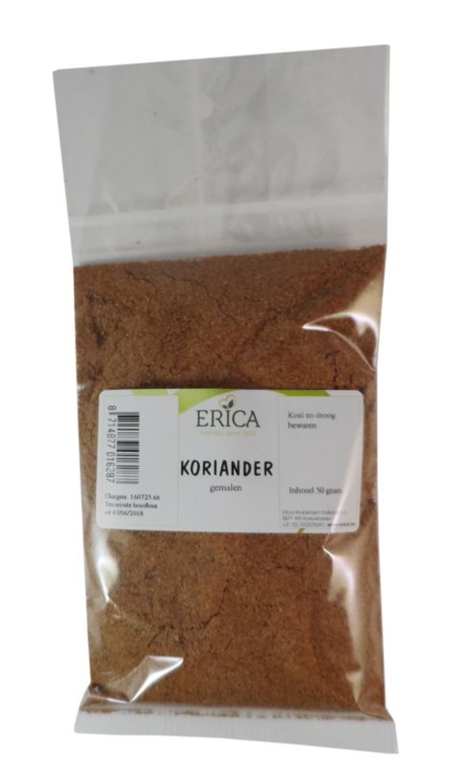 ERICA Spice Bags | Coriander Ground 50 G