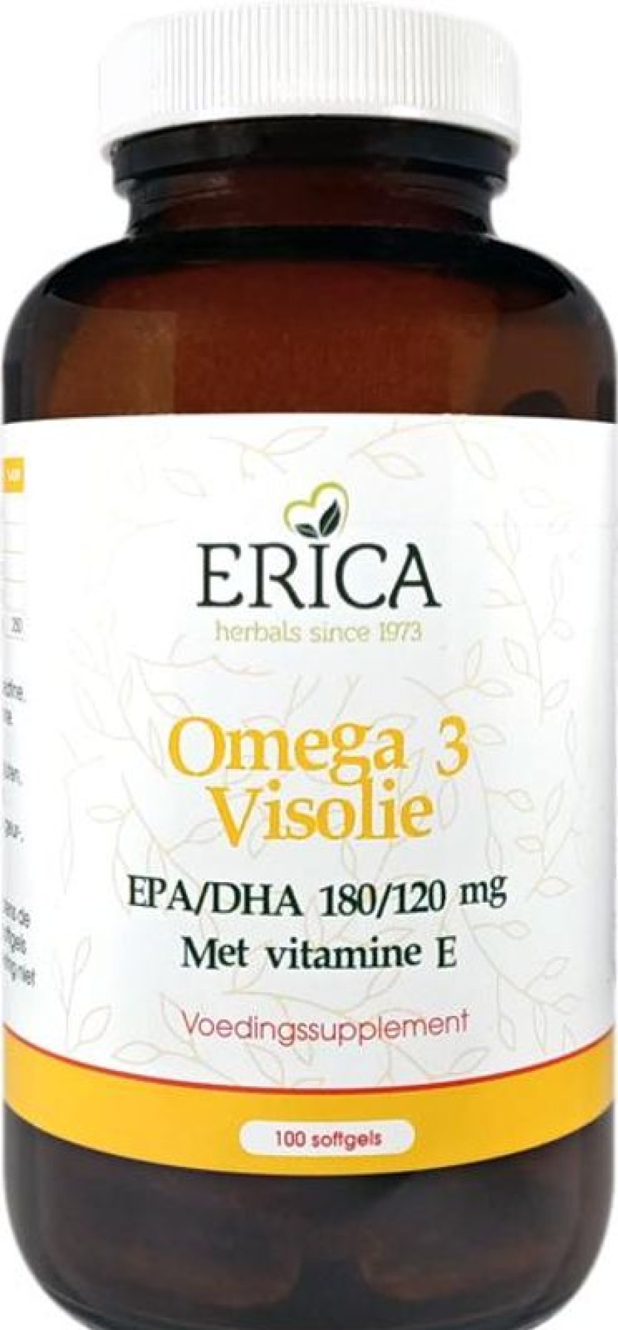 ERICA Omega Fatty Acids | Omega 3 Fish Oil 100 Softgels