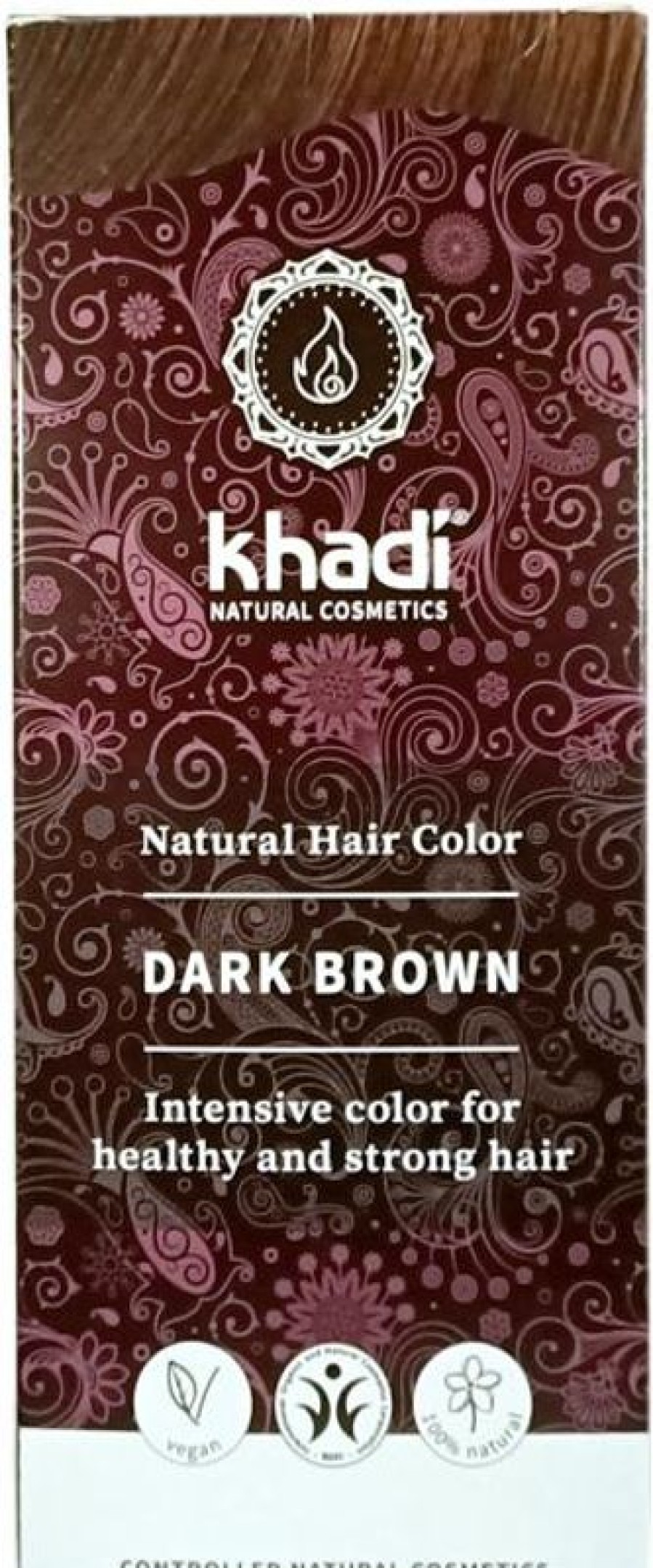 KHADI Hair ing | Natural-Haircolor Dark Brown 100 Grams