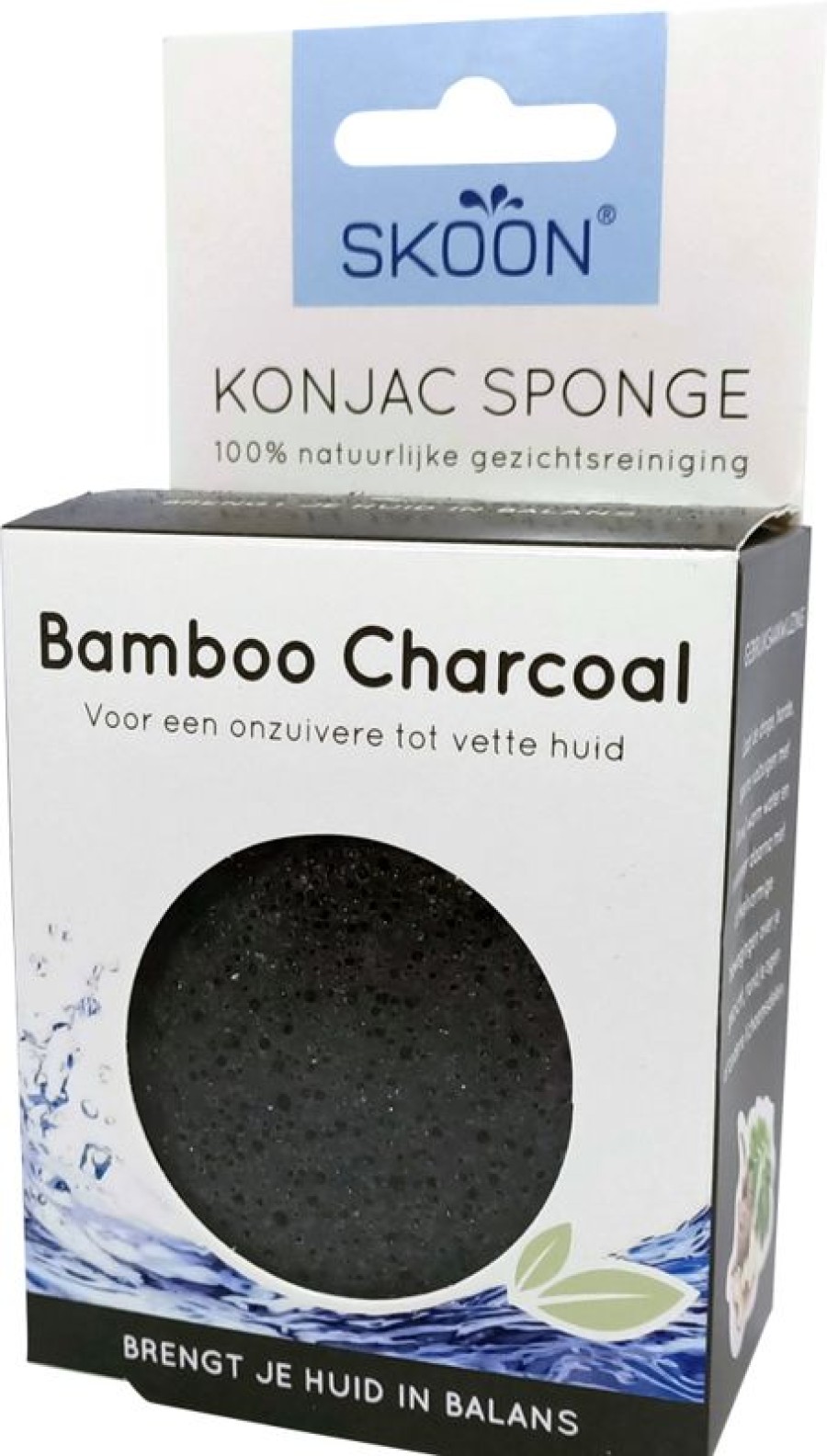 erica accessories | Skoon Konjac Sponge Bamboo Charcoal 1S