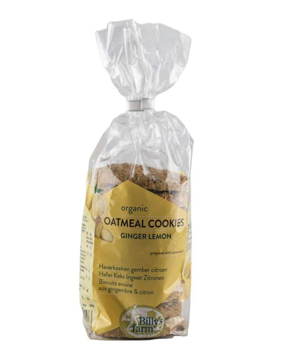 erica Cookies | Oatcakes Ginger-Lemon 200 Grams