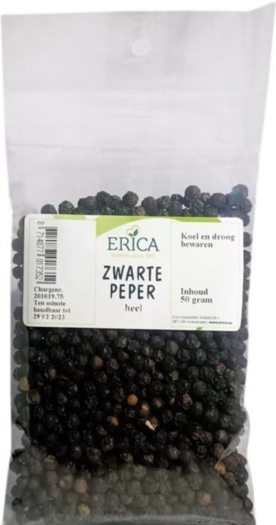 ERICA Spice Bags | Pepper Bulb Black 50 G