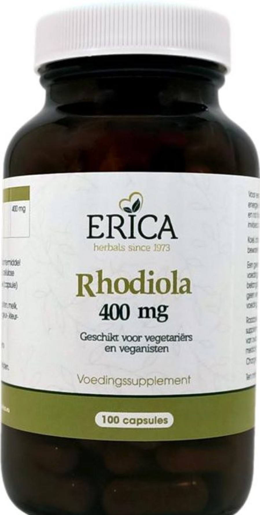 ERICA Rest And Stress | Rhodiola Capsules 100 Caps