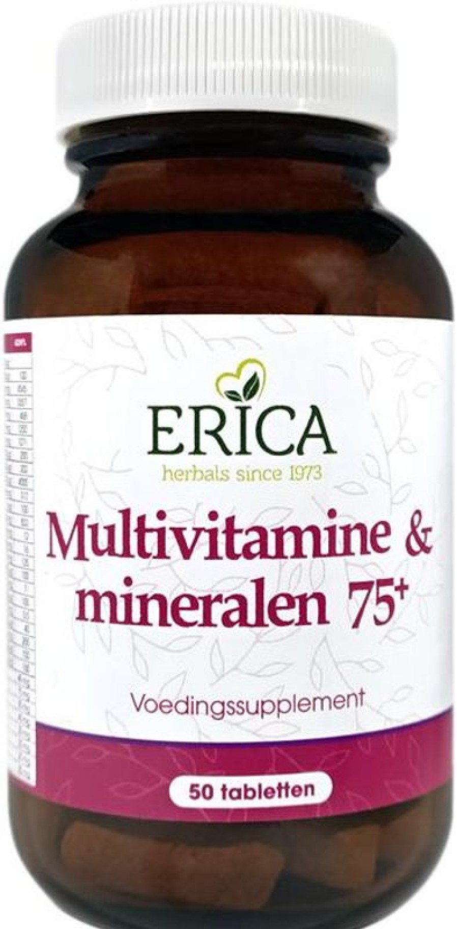 ERICA Multivitamins | Vitamins Minerals 75+ Tablets 50 Tablets