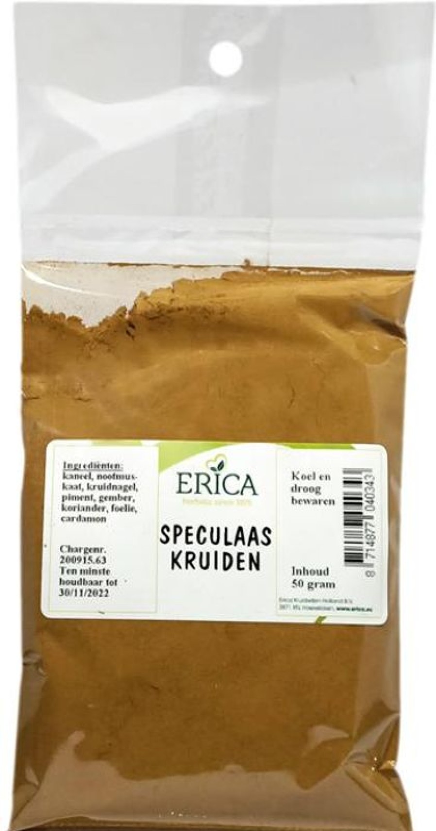 ERICA Spice Bags | Speculaas Herbs 50 G