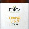 ERICA Omega Fatty Acids | Omega 3-6-9 Softgels 1000 Mg 100 Pcs