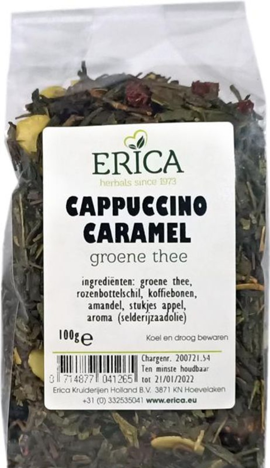 ERICA Green tea | Cappuccino Caramel 100 G