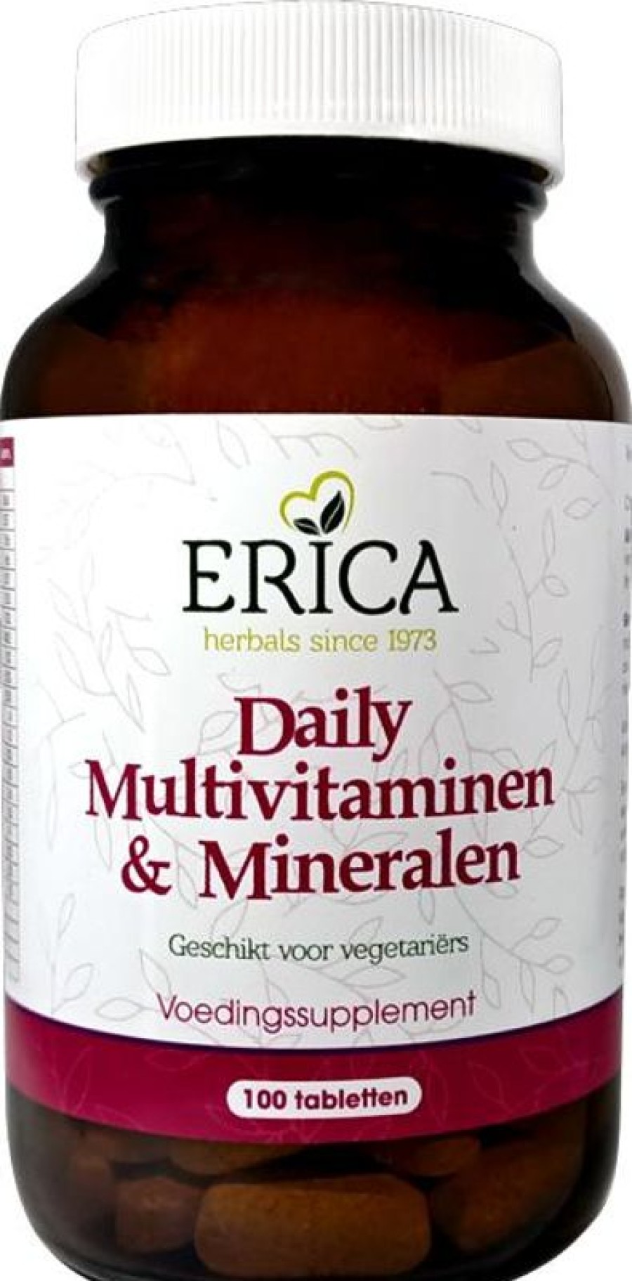 ERICA Multivitamins | Daily Multivitamins and Minerals 100 Tbl