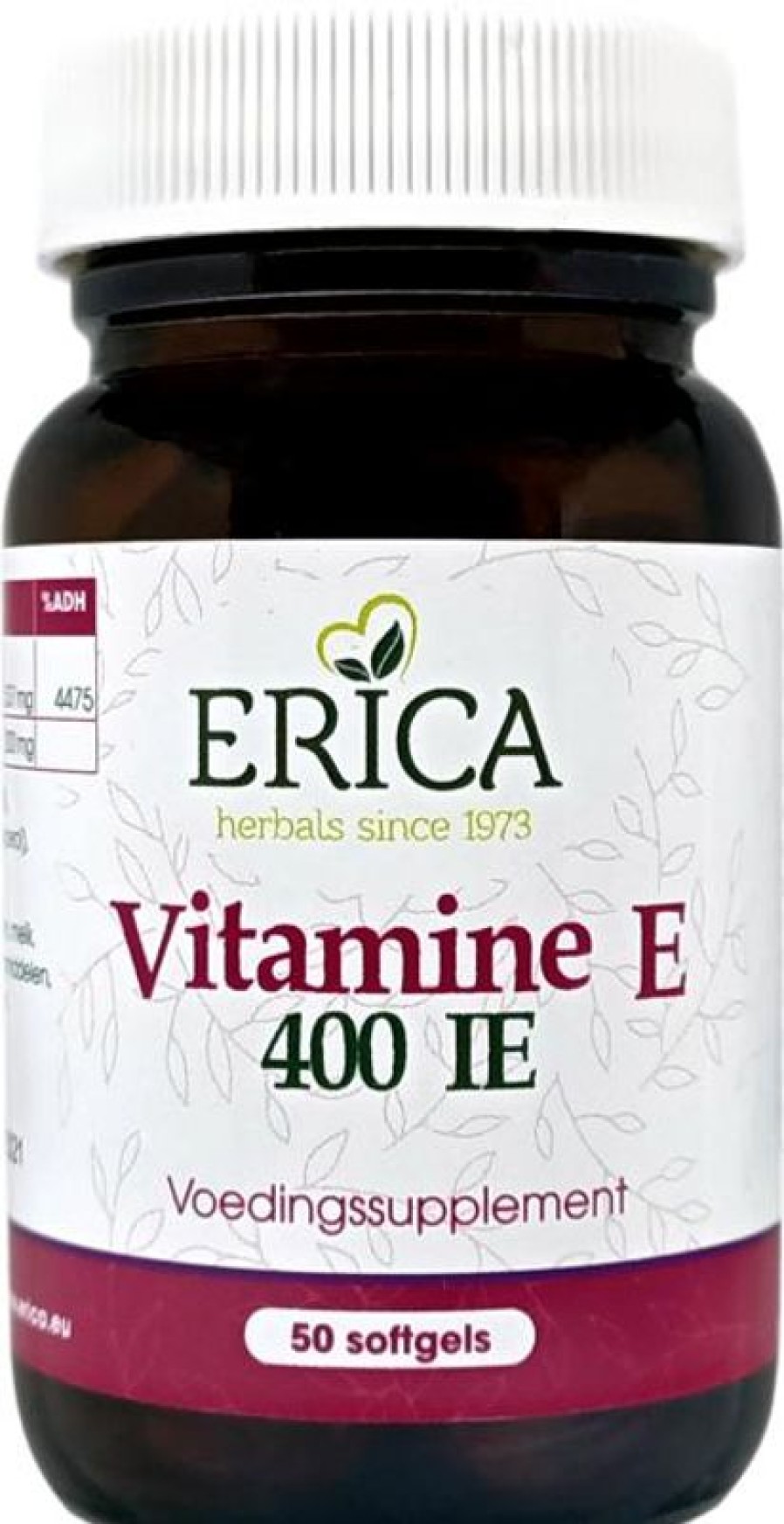 ERICA Heart and vessels | Vitamin E 400 Iu 50 Softgels