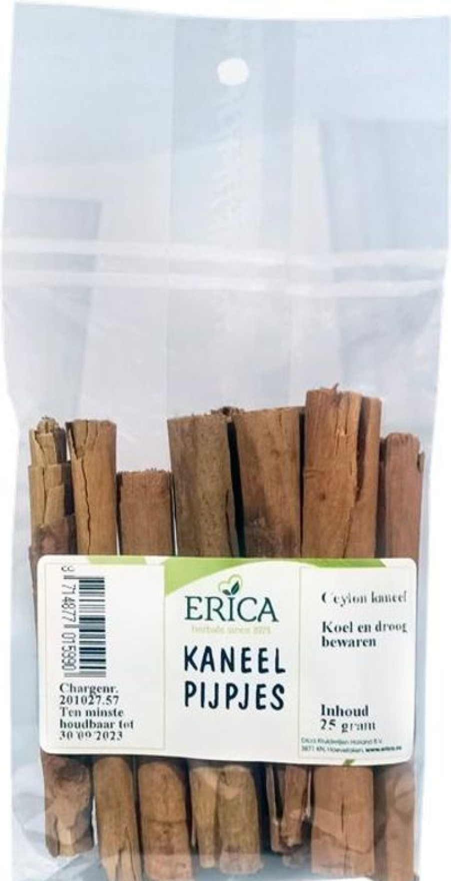 ERICA Spice Bags | Cinnamon Pipes Ceylon 25 G