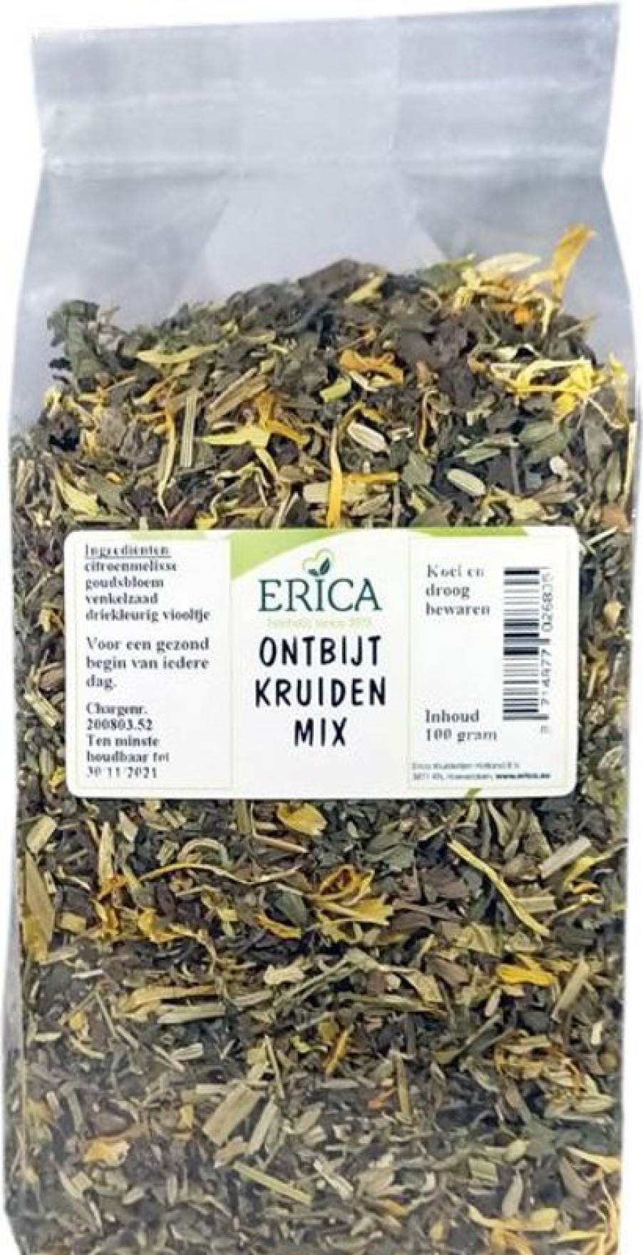 ERICA Herbal mix tea | Breakfast Herb Mix Without Mint 100 G