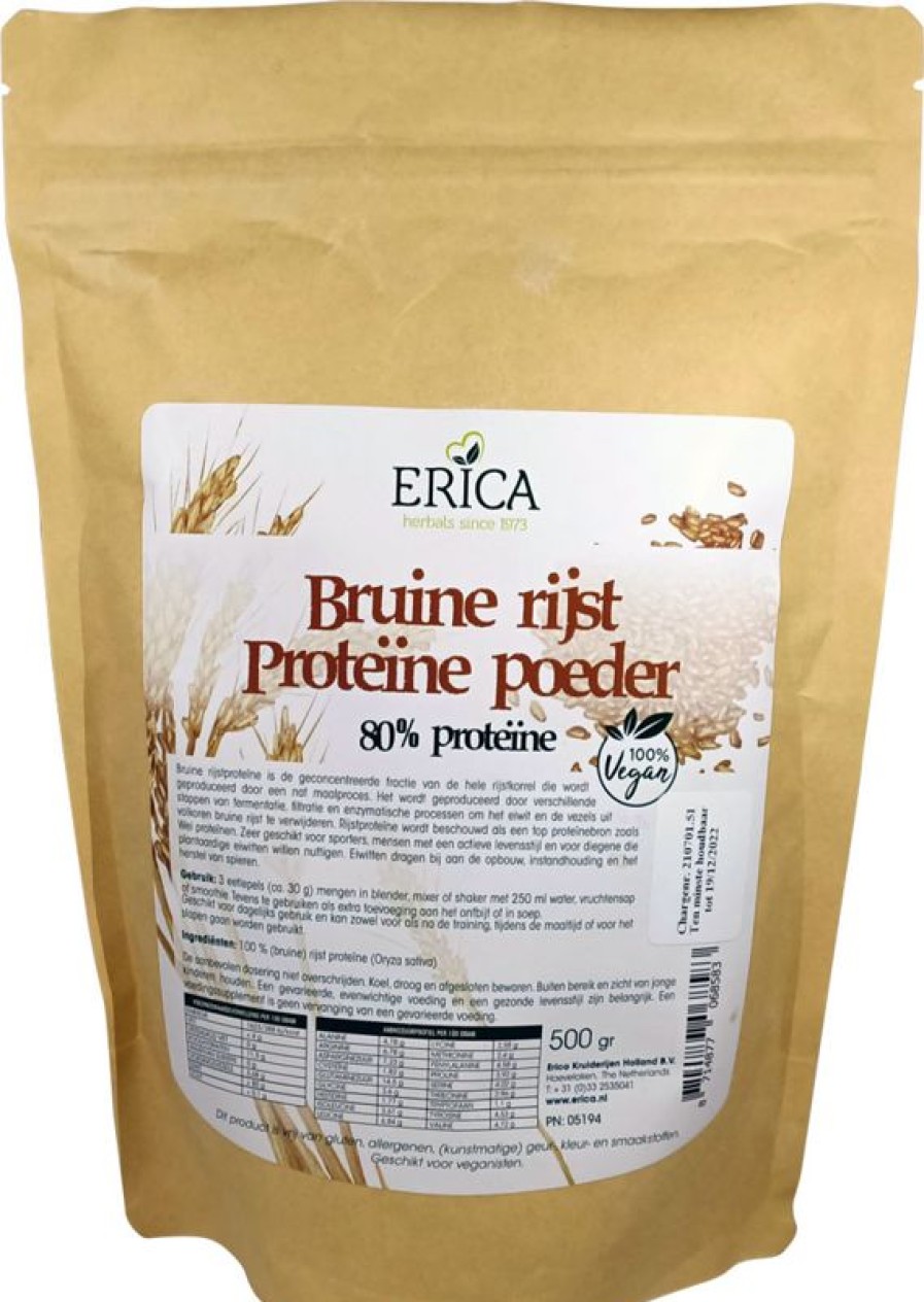 ERICA Vegan Nutrition | Brown Rice Protein Powder 500 G