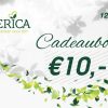 ERICA Gifts for Her | Gift voucher 10 Euro P/Pcs