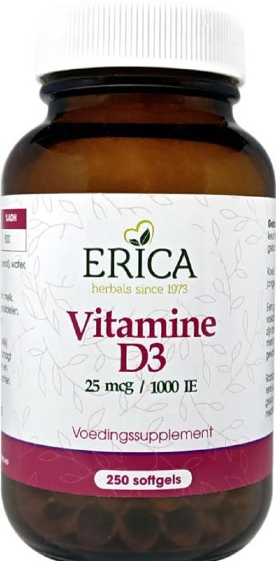 ERICA Move | Vitamin D3 25 Mcg 250 Softgels