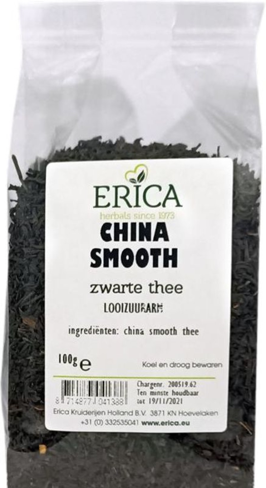 ERICA Black tea | China Smooth (Low Tannic Acid) 100 G